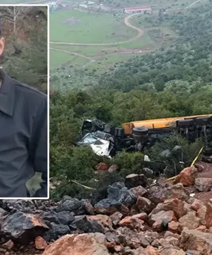 Gaziantep’te uçuruma devrilen TIR’ın şoförü öldü