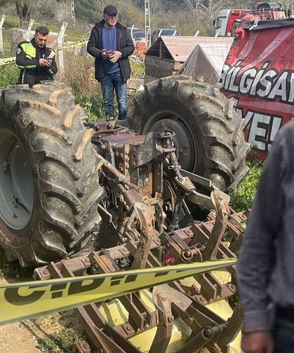 Bursa Gemlik’te traktör kazası tarlasına giderken hayatını kaybetti