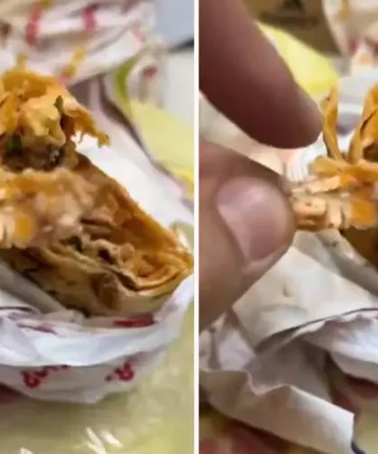 Dürümün İçinden Alçıpan Parçaları Çıktı