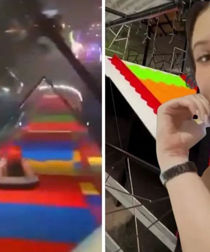 Kaydıraktan düşen genç anne feci şekilde can verdi