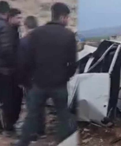 Otomobil Şarampole Yuvarlandı: 1’i Bebek 3 Yaralı