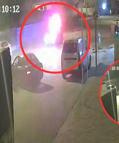 Polisten kaçan alkollü sürücü motosiklete çarptı belediye işçisi yaralandı