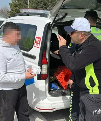 Polisten kaçıp ters yöne giren ehliyetsiz motosiklet sürücüsüne 399 bin lira ceza