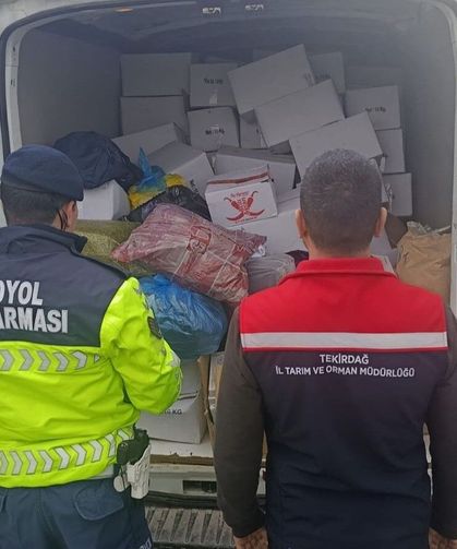 Tekirdağ’da 2 ton baklavaya hazır antepfıstığı imha edildi