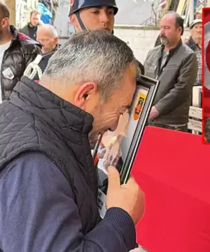 Trafik kazasında hayatını kaybeden uzman çavuş toprağa verildi