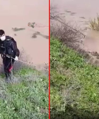 Sulama kanalında erkek ces*di bulundu