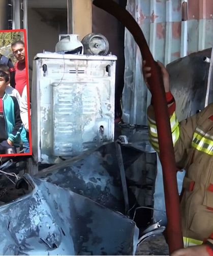 Evde peş peşe patlamalar! İslahiye'de yangın paniği