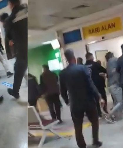 Hastanede Ortalık Karıştı! Husumetli Aileler Acil Servisi Savaş Alanına Çevirdi