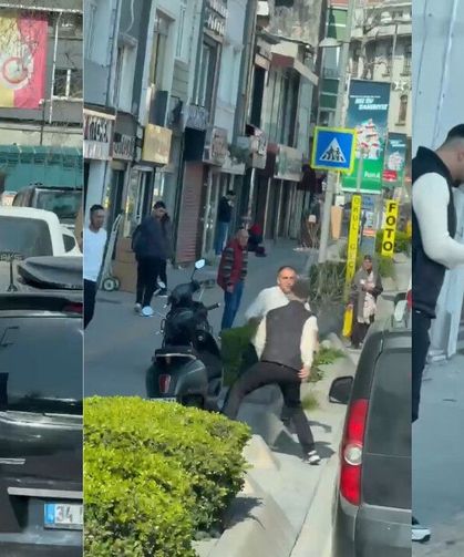 İstanbul Beyoğlu’nda yol verme tartışması bıçaklı kavgaya dönüştü