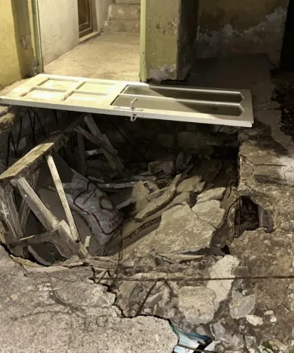 Beton Zemin Çöktü: 1 Kişi Enkaz Altında Kaldı