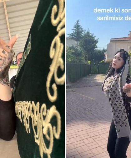 Bu kadarına da pes! Dedesinin cenazesinde TikTok çekip “kombin” gösterdi