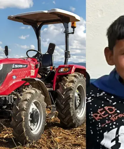 Devrilen Traktörün Altında Kalan 15 Yaşındaki Çocuk Hayatını Kaybetti