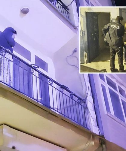 Eski sevgili eve zorla girdi, kadın balkondan atladı