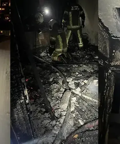 Evde çıkan yangında 4 kardeşten 1'i öldü, 3'ü hastaneye kaldırıldı