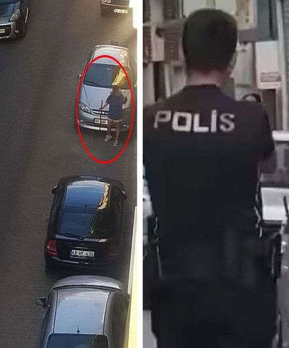 Kılıçla Sokağa Çıkan Genç Kız Kendine Zarar Verdi