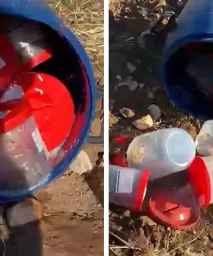 Mezarlıktaki plastik varilde 21 insan cenini bulundu