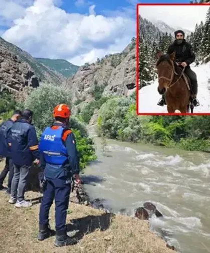 Dereye düşen kamyonette kaybolan baba-oğlu arama çalışmalarında 2. gün