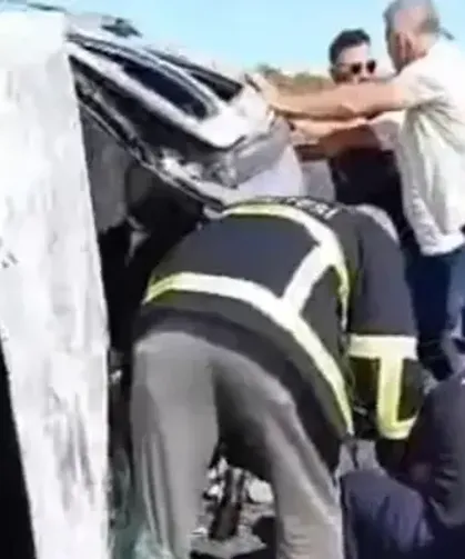 Otomobil takla attı; 2 ölü, 2 yaralı