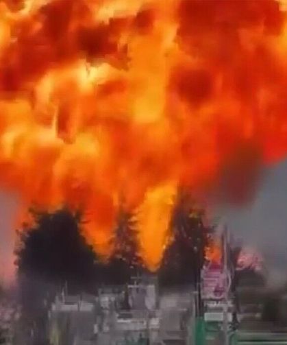 LPG tankeri  patladı! 2 bin kişi tahliye edildi