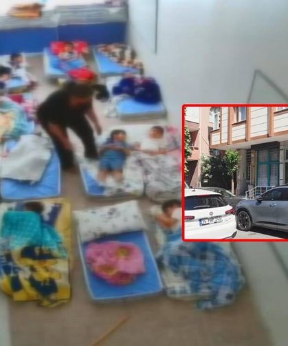 Anaokulunda çocukları çubukla dövdü; gözaltına alındı