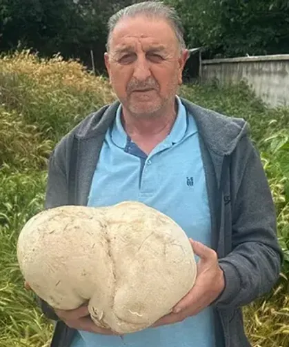 Evinin bahçesinde buldu: Tam 3,5 kilo