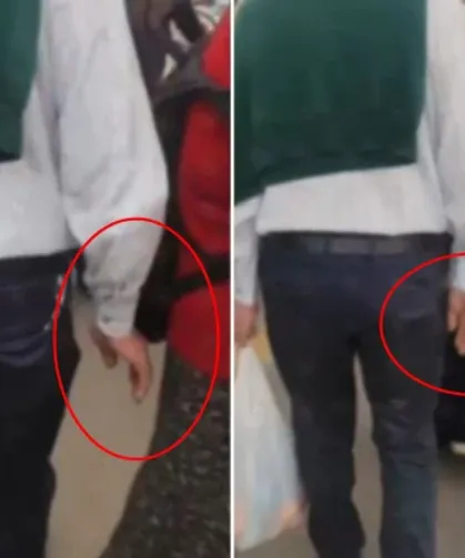 Pazarda sa*ık var! Yaşlı adam gördüğü her kadını tac*z etti