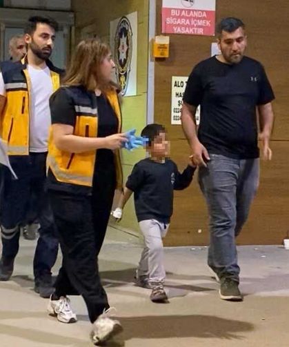 Prize parmağını sokan 4 yaşındaki çocuk akıma kapıldı