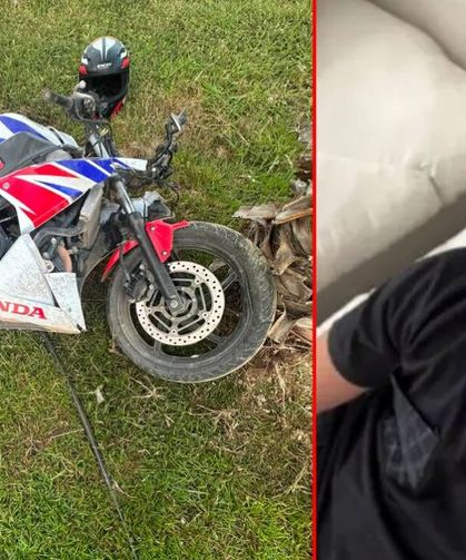 Refüje çarpan motosikletin sürücüsü hayatını kaybetti