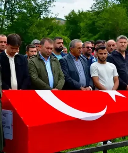 Trafik kazasında ölen askeri personel Sait Yürekli son yolculuğuna uğurlandı