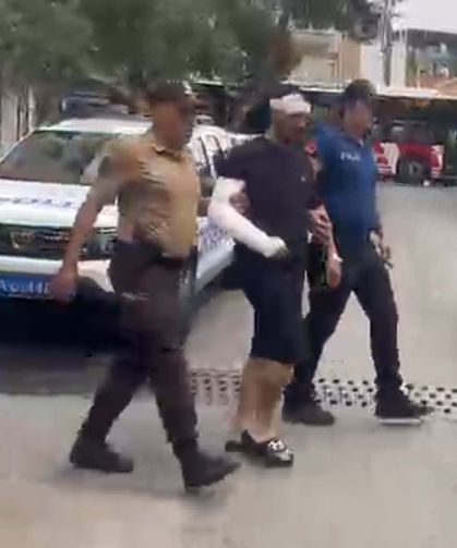 Firari hükümlü yakalanacağını anlayınca 4 metre yükseklikten atladı