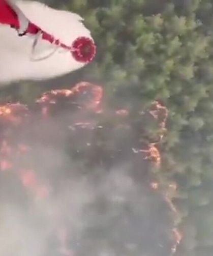 Muğla’daki orman yangınına 5 uçak ve 18 helikopterle müdahale sürüyor