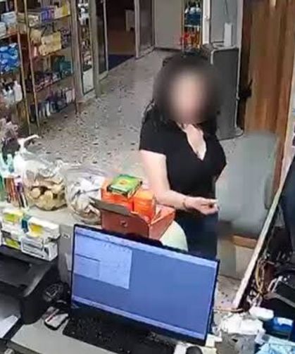 Eczaneden ilaç çalan şüpheli polis tarafından yakalandı