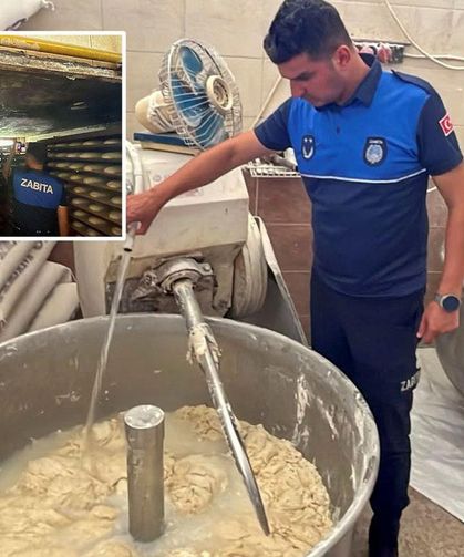 Fırında mide bulandıran manzara: 17 ayrı ceza kesildi