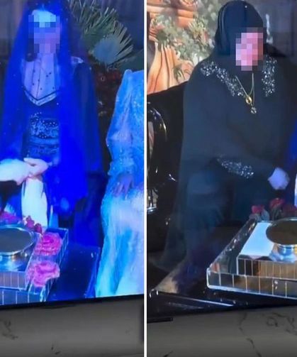 Annenin kızına müdahalesi kına gecesine damga vurdu