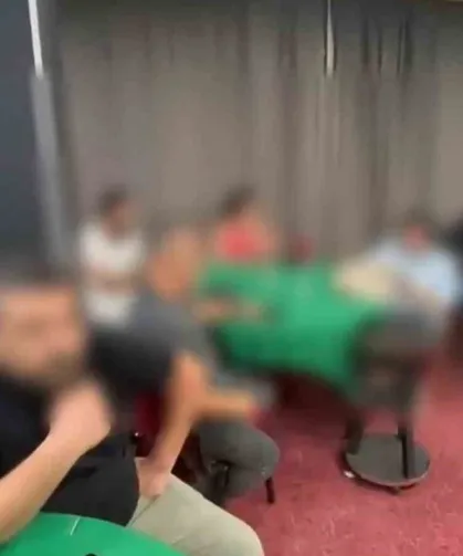Düğün Salonu Görünümlü Kumarhaneye Polis Baskını! Gizli Geçit Şaşırttı