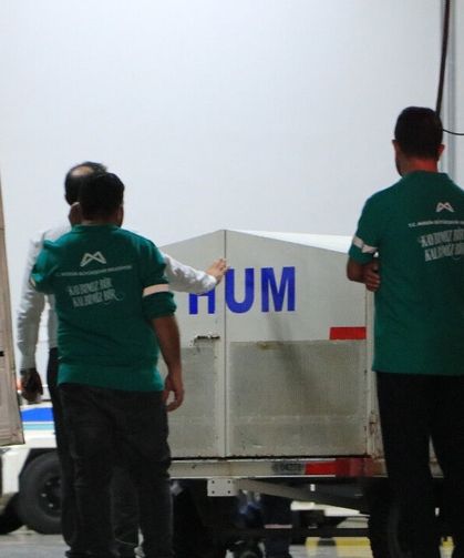 Girne feribot faciasında hayatını kaybeden 2 kişinin cenazesi Mersin'e getirildi