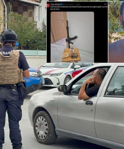 İki gündür evde kapalı! Hem çevreye ateş açıp hem de paylaşım yapıyor