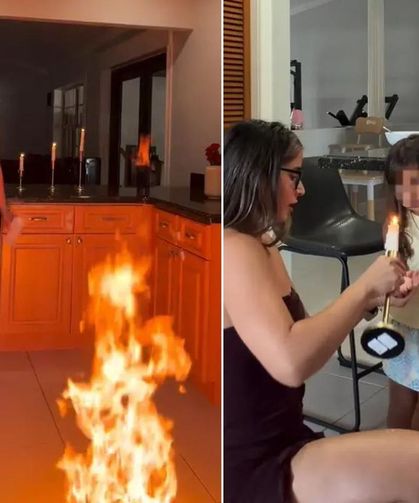 Influencer olmak için evini yaktı, çocuklarına sıcak balmumu döktü