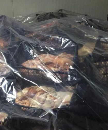 Kuytulcular, fakirlere dağıtılacak 41 ton eti sucuk yapmıştı