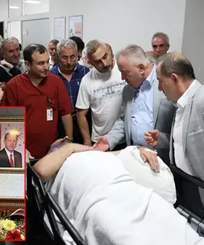 İskeleden düşen Belediye Başkanı Ramazan Topçu yaralandı