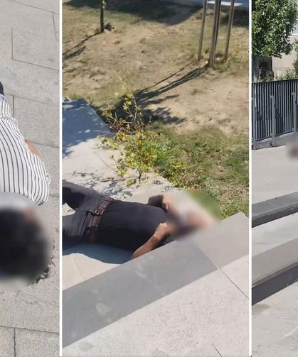 Madde Kullandığı Değerlendirilen 3 Kişi Baygın Halde Görüntülendi