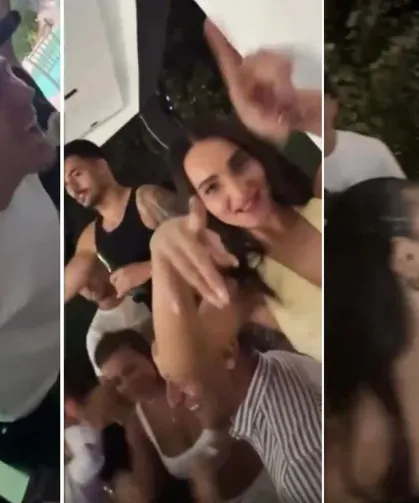 Ünlü isim içip içip kendinden geçti