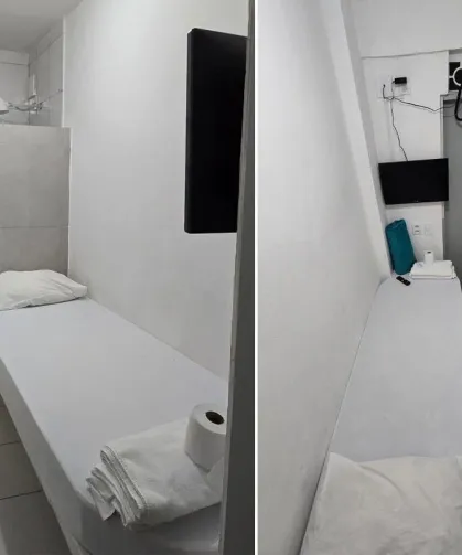 Bir otel odası ancak bu kadar küçük olabilir! Fiyatı da şaşırttı