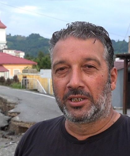 Heyelan sonrası mahalle sakini korku dolu anları anlattı: "Bir anda her şey bitti"