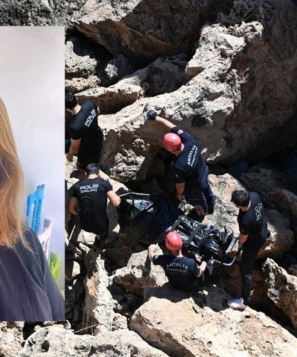 Kayıp kadın falezlerin altında ölü bulundu