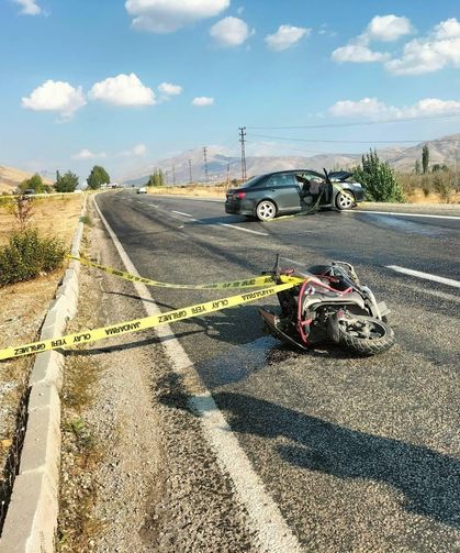 Malatya’da Motosiklet Kazası Can Aldı! Genç Sürücü Kurtarılamadı