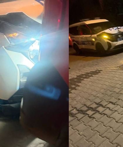 Sürücü ’dur’ ihtarına uymadı, kovalamaca kazayla bitti: Bir polis memuru yaralandı