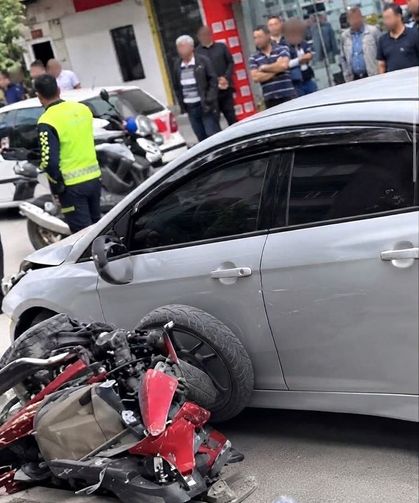 Polatlı'da Motosiklet Sürücüsü Ağır Yaralandı