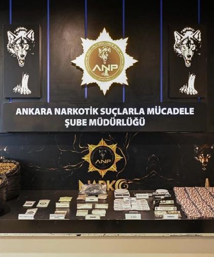Ankara'da narkotik operasyonları: 43 tutuklama