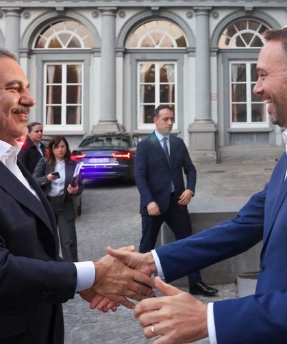 Fidan, Belçikalı Mevkidaşı Prevot ile Brüksel'de Görüştü